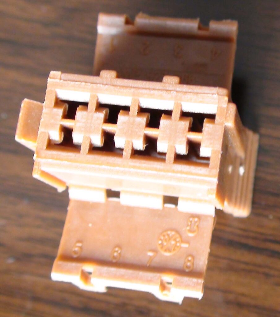 Connector D/ brown , 3801-00223 ref: HS53-6600-084